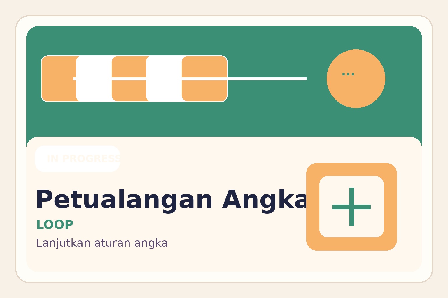 Thumbnail in progress untuk Petualangan Angka.