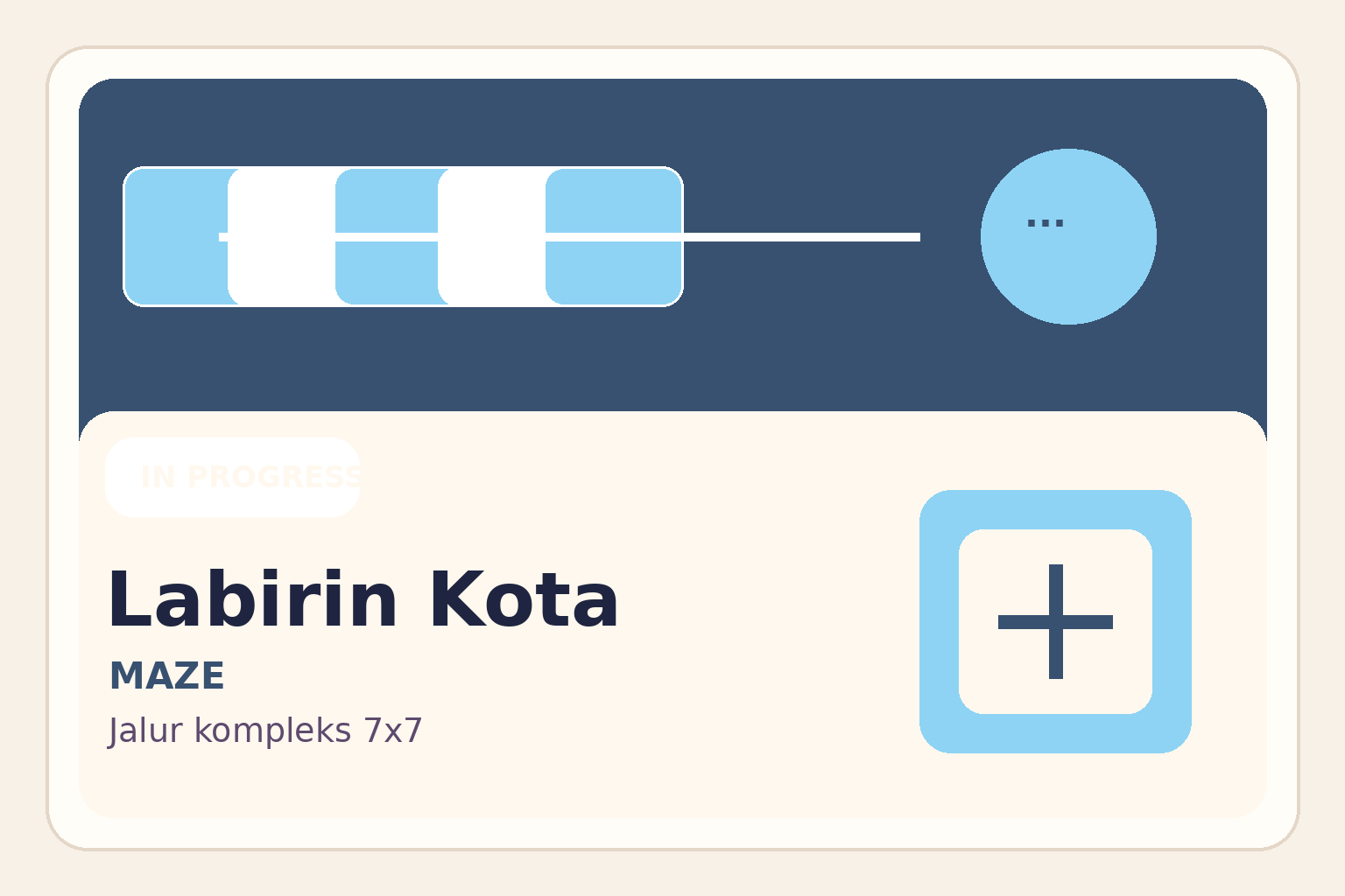 Thumbnail in progress untuk Labirin Kota.