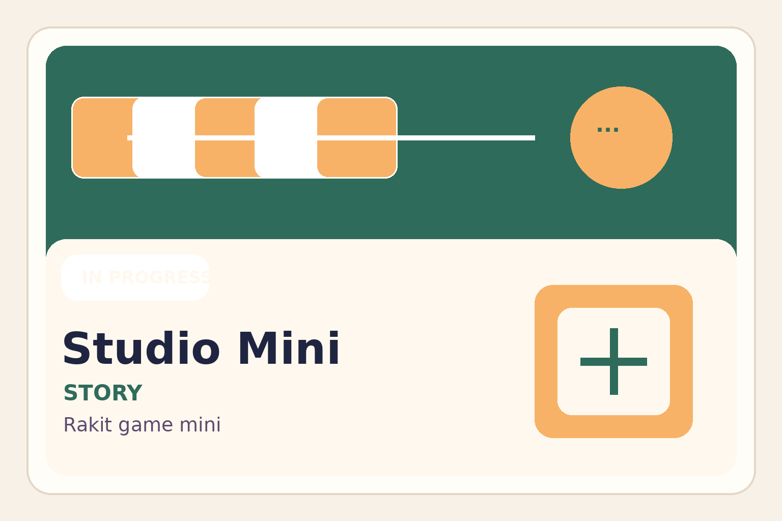 Thumbnail in progress untuk Studio Mini.